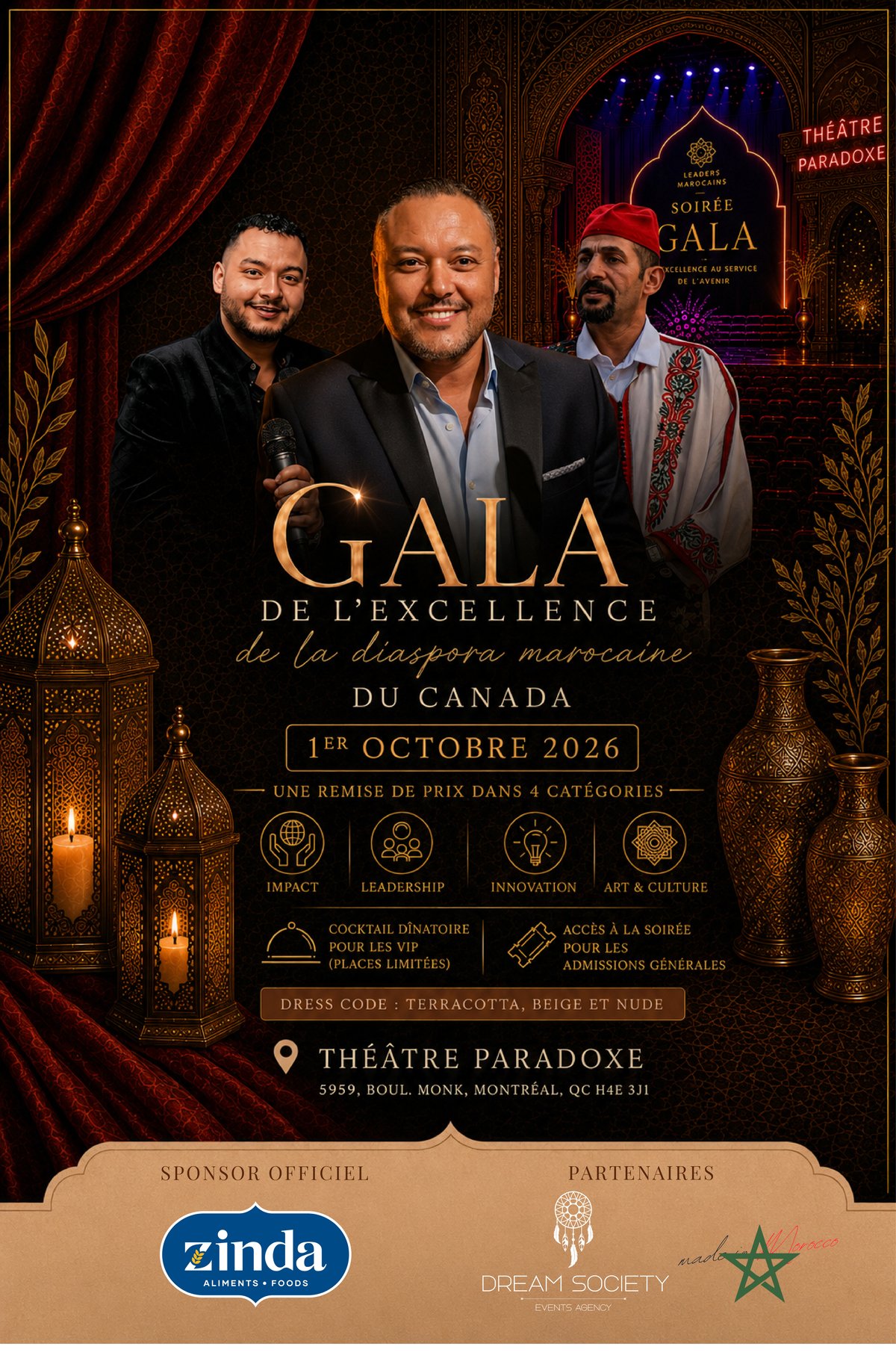 visuel promotionnel gala made in morocco