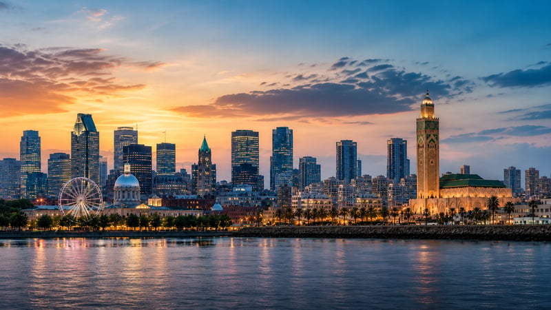 Montréal et Casablanca
